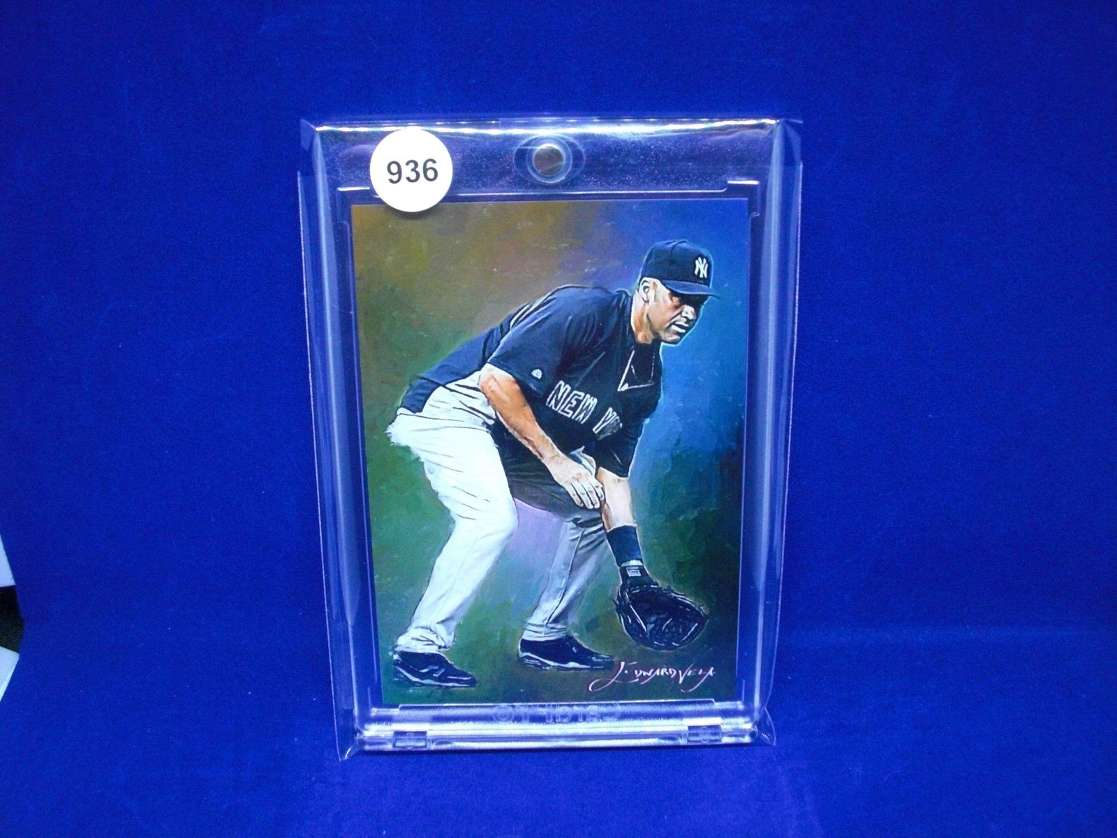 DEREK JETER #64 LIMITED EDITION SKETCH CARD 44/50 (1 of 2)