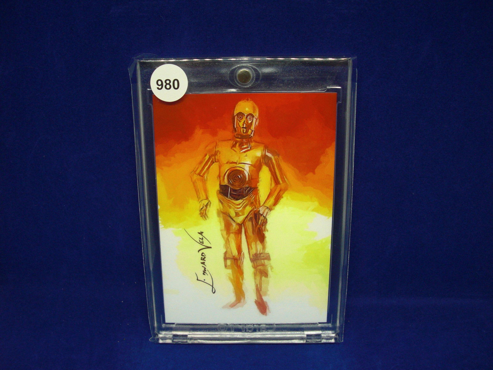 C-3PO limited edition sketch card 95/100 (1 of 2)