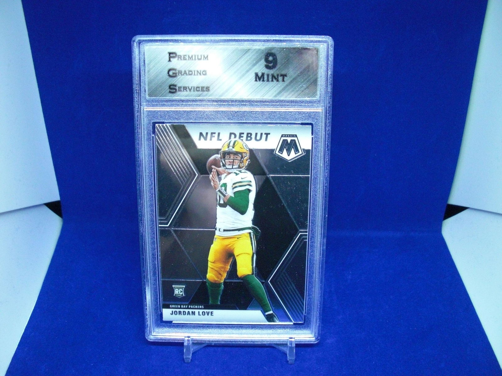 PGS graded 9 mint JORDAN LOVE MOSAIC NFL DEBUT (1 of 1)
