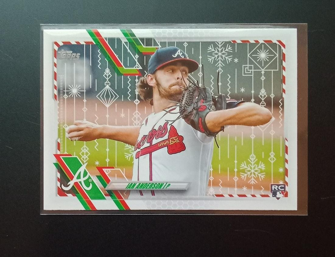 2021 topps holiday mega box ian anderson rookie (1 of 1)