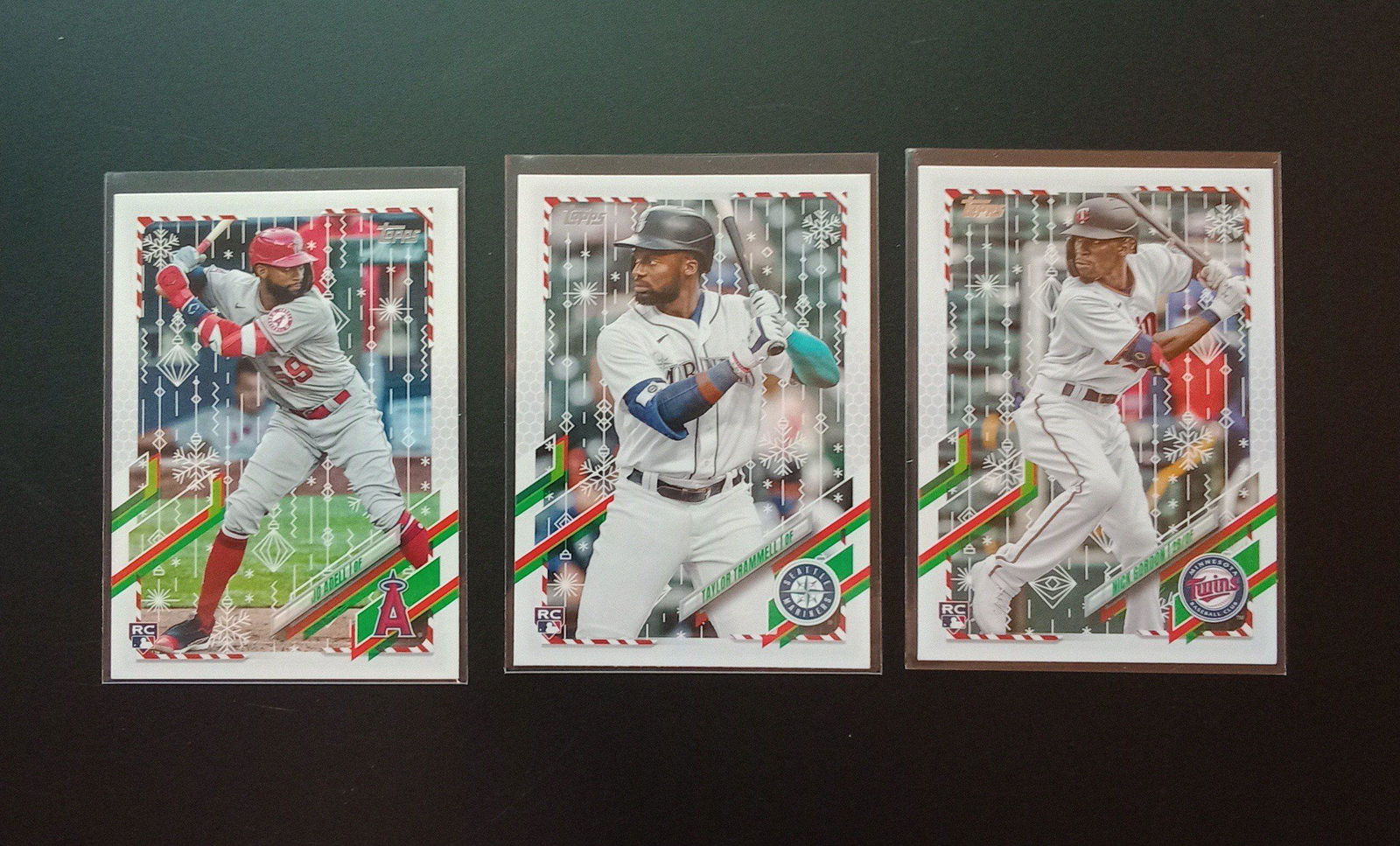 lot of 3 topps holiday edition rookie cards (1 of 1)