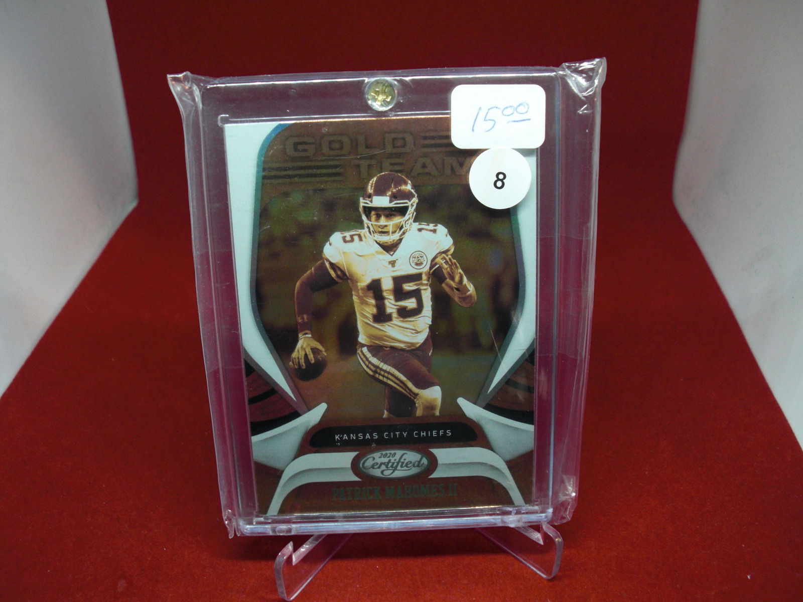 Patrick Mahomes II certified gold team (1 of 1)