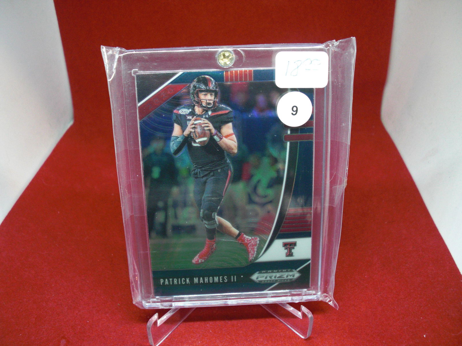 Patrick Mahomes II blue prizm draft picks (1 of 1)