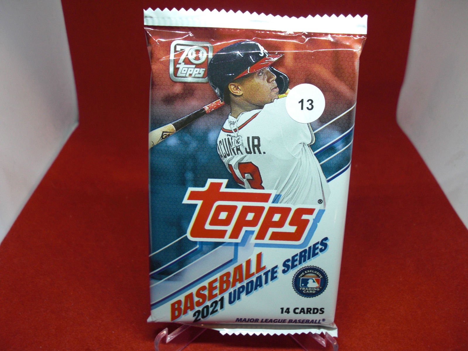 2021 topps update series baseball sealed pack (1 of 1)