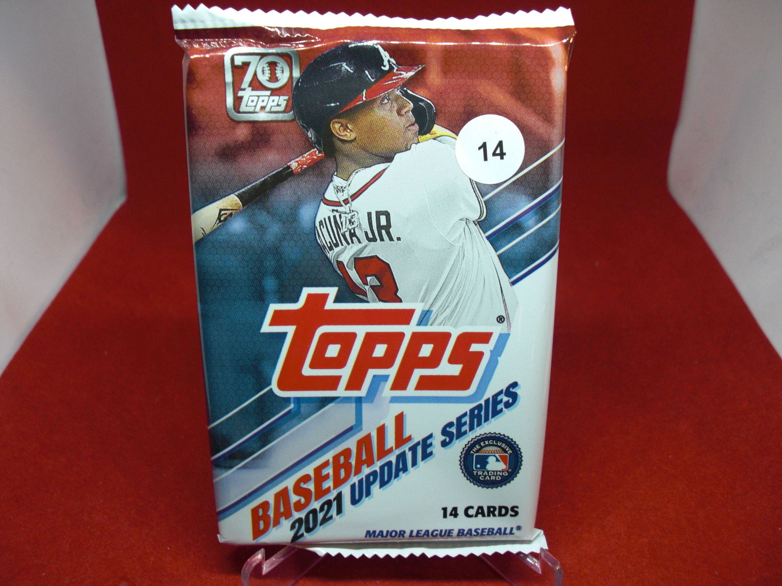 2021 topps update series baseball sealed pack (1 of 1)