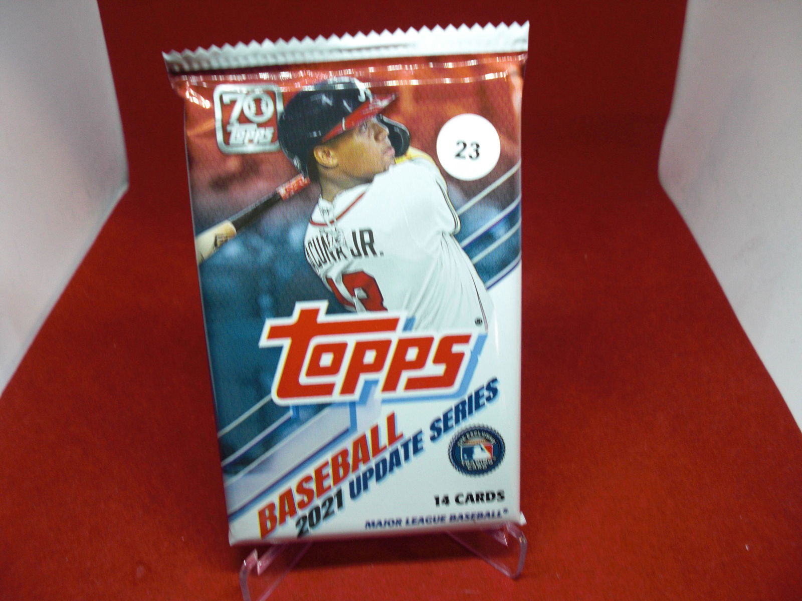 2021 topps update series baseball sealed pack (1 of 1)