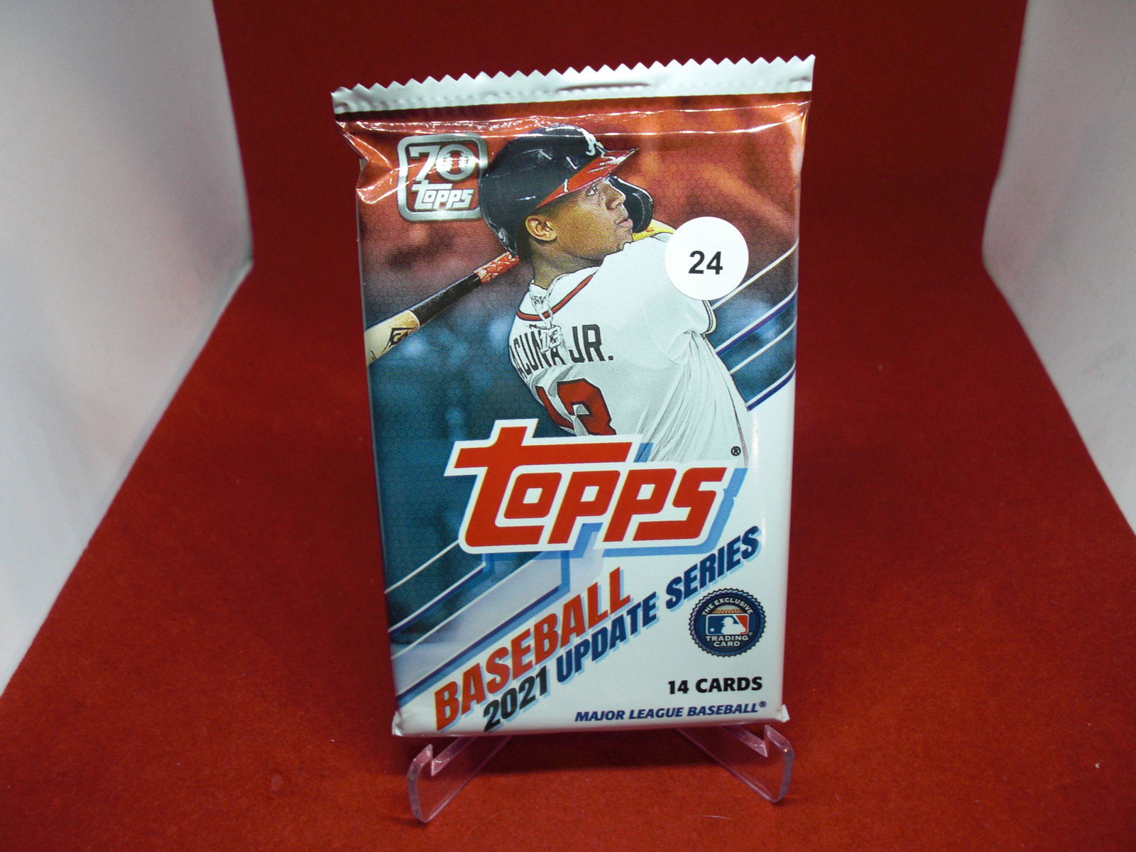 2021 topps update series baseball sealed pack (1 of 1)