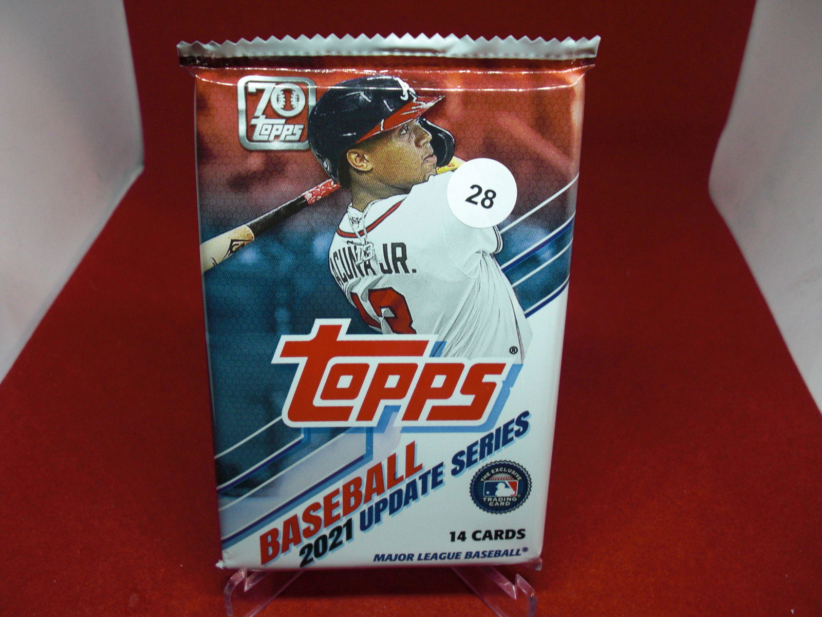 2021 topps update series baseball sealed pack (1 of 1)
