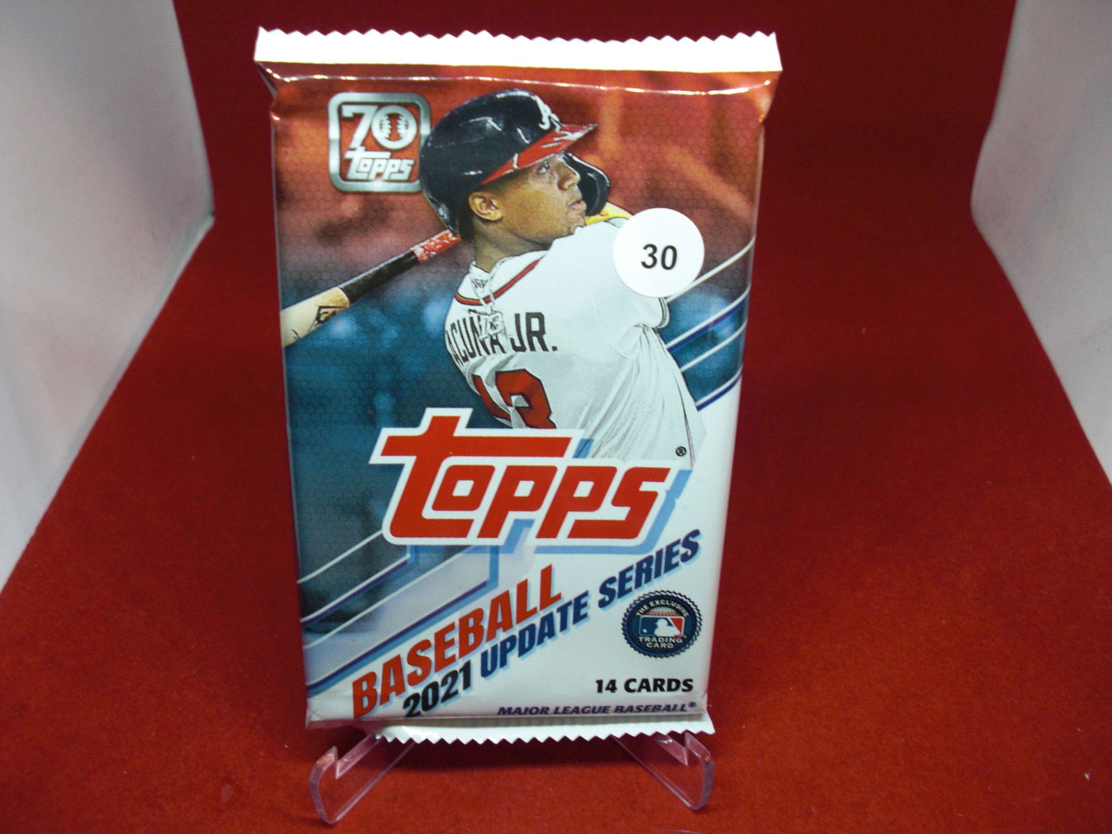 2021 topps update series baseball sealed pack (1 of 1)