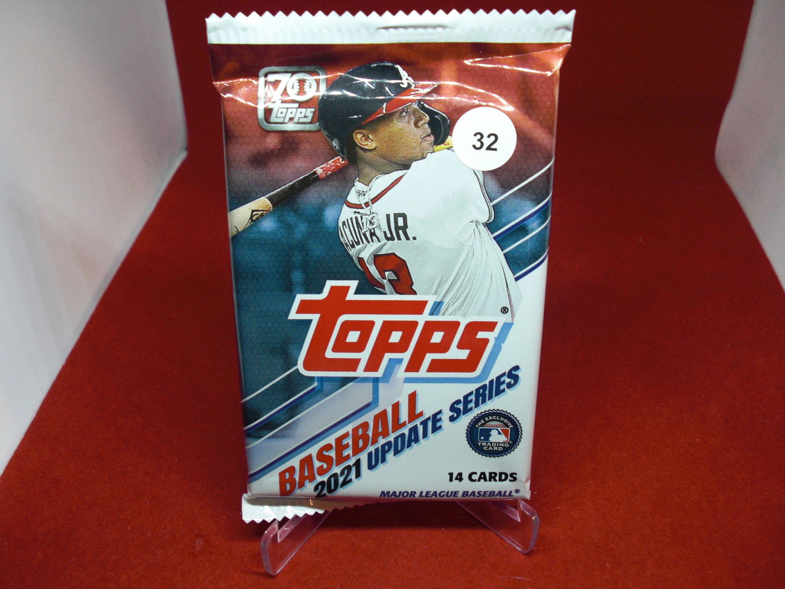 2021 topps update series baseball sealed pack (1 of 1)