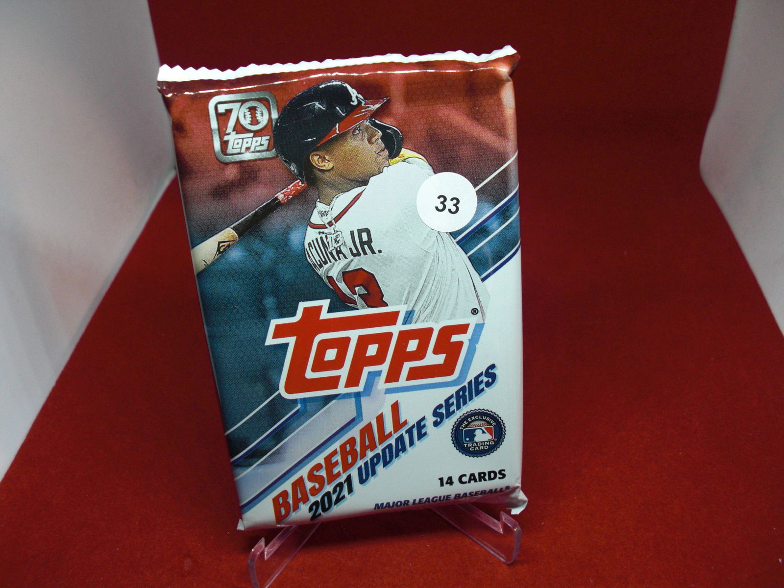 2021 topps update series baseball sealed pack (1 of 1)