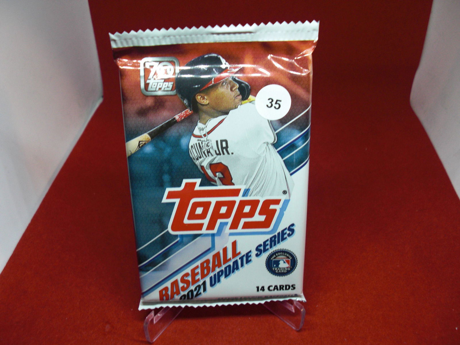2021 topps update series baseball sealed pack (1 of 1)