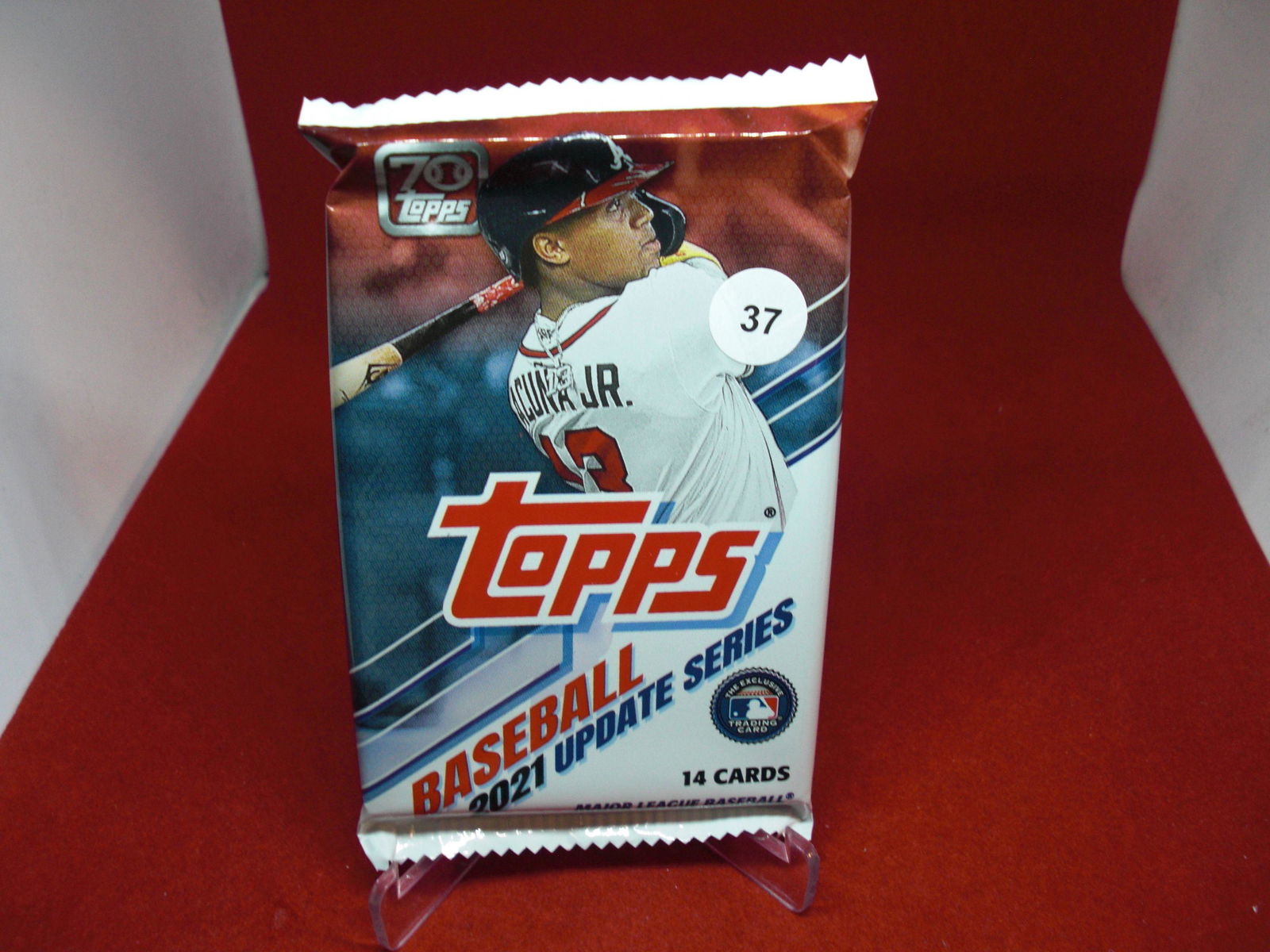 2021 topps update series baseball sealed pack (1 of 1)