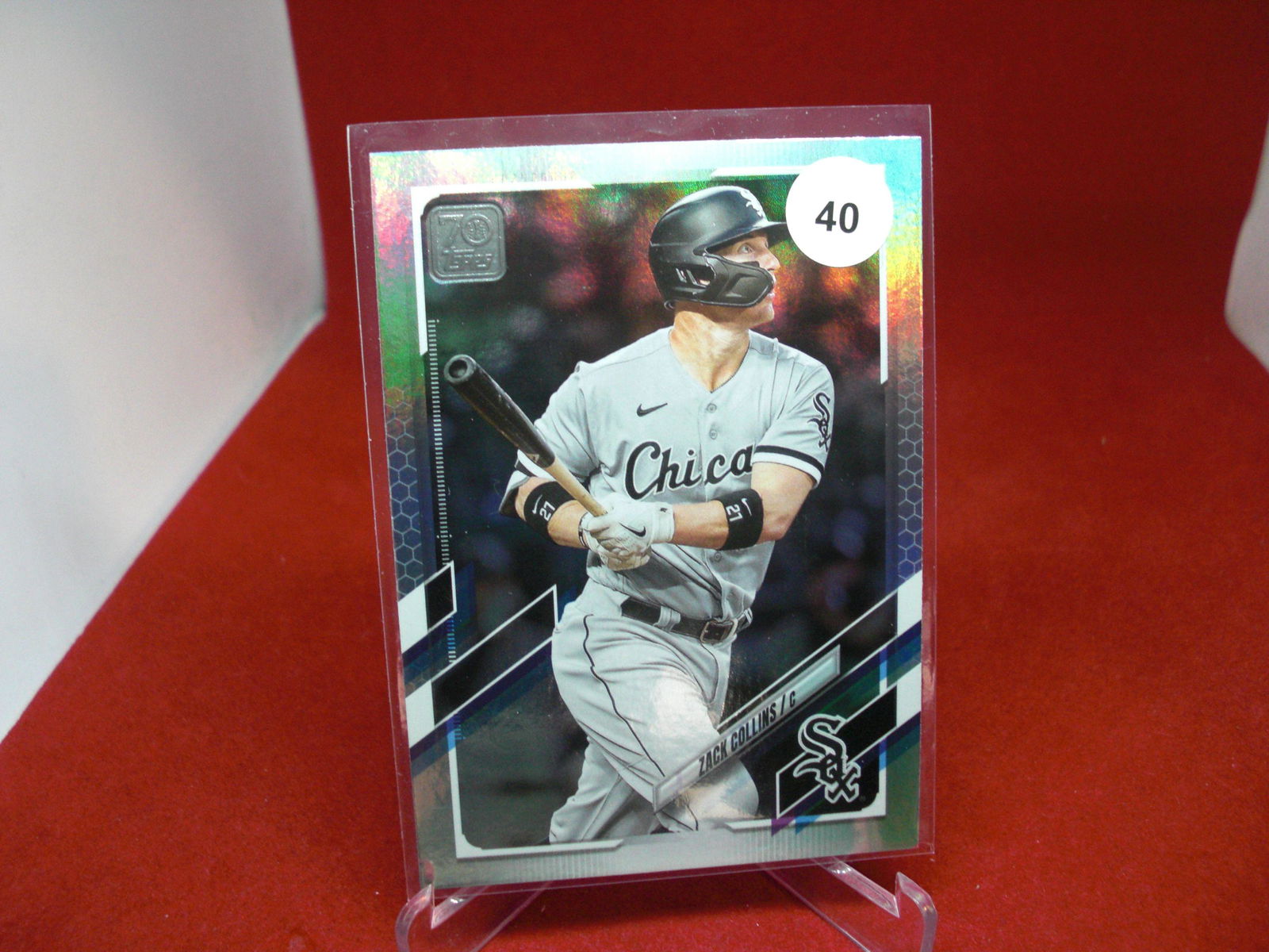 zach collins topps holo foil parallel (1 of 1)