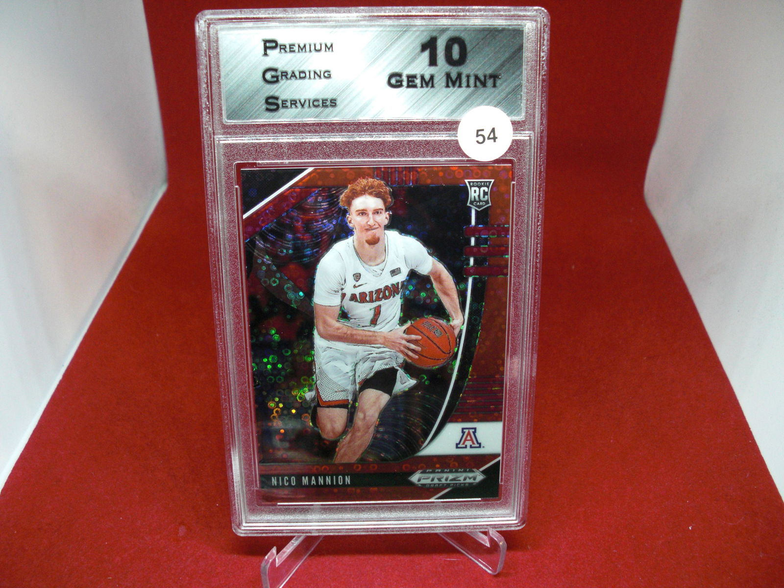 PGS Gem 10 nico mannion red fastbreak prizm (1 of 1)