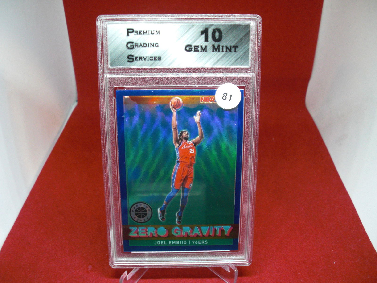 PGS Gem 10 joel embiid zero gravity refractor (1 of 1)