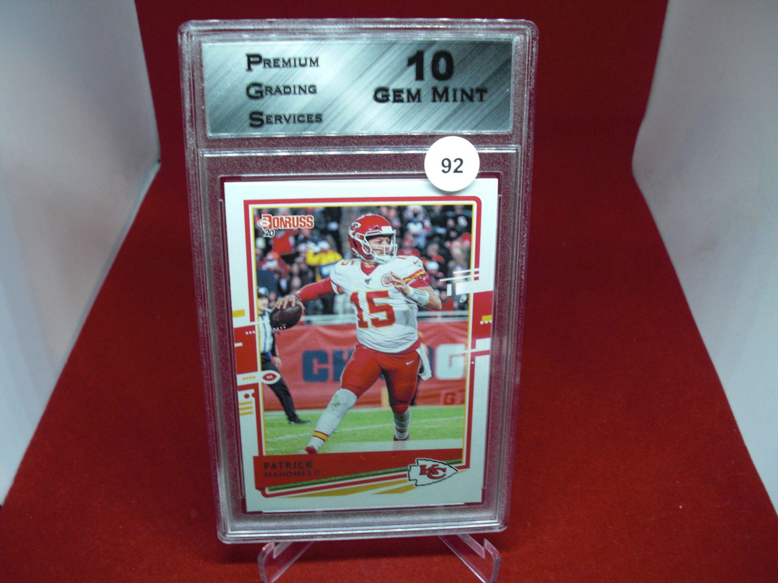 PGS Gem 10 patrick mahomes II donruss (1 of 1)