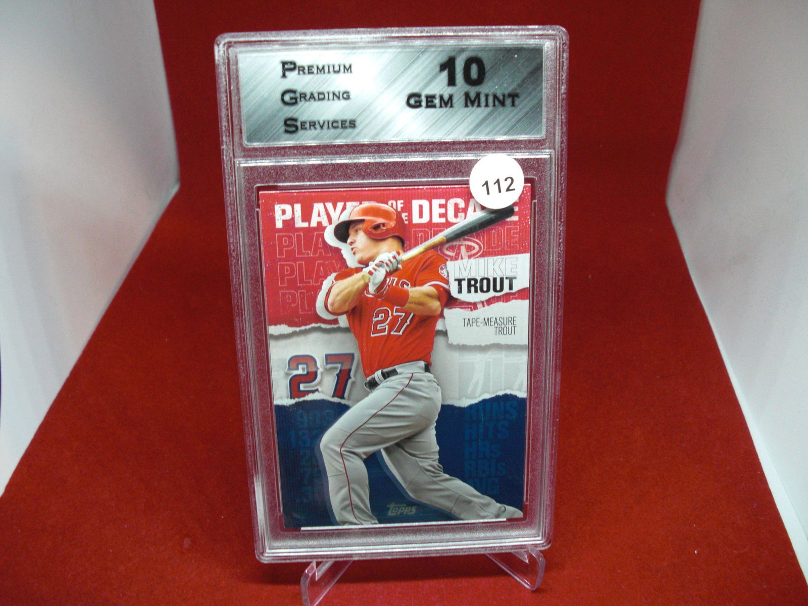 PGS Gem 10 mike trout player of the decade (1 of 1)
