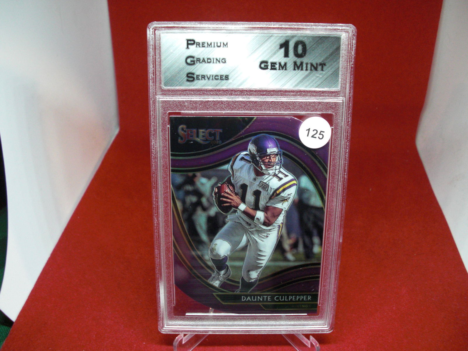 PGS Gem 10 daunte culpepper puple diecut (1 of 1)