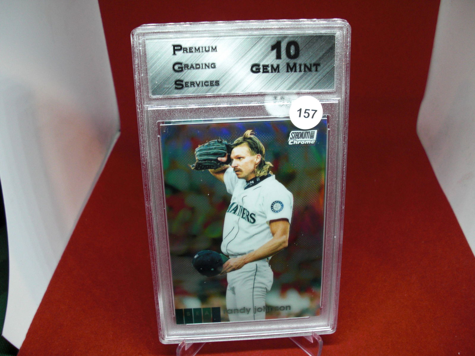 PGS gem 10 randy johnson stadium club chrome (1 of 1)