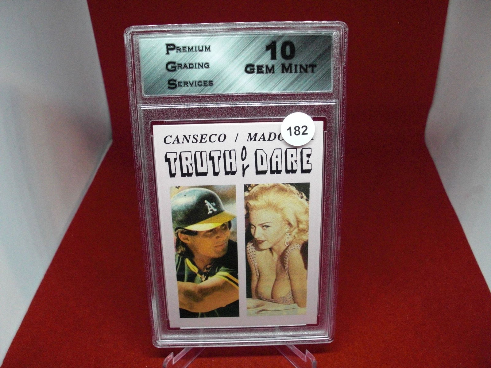 PGS gem 10 jose canseco madonna card (1 of 1)