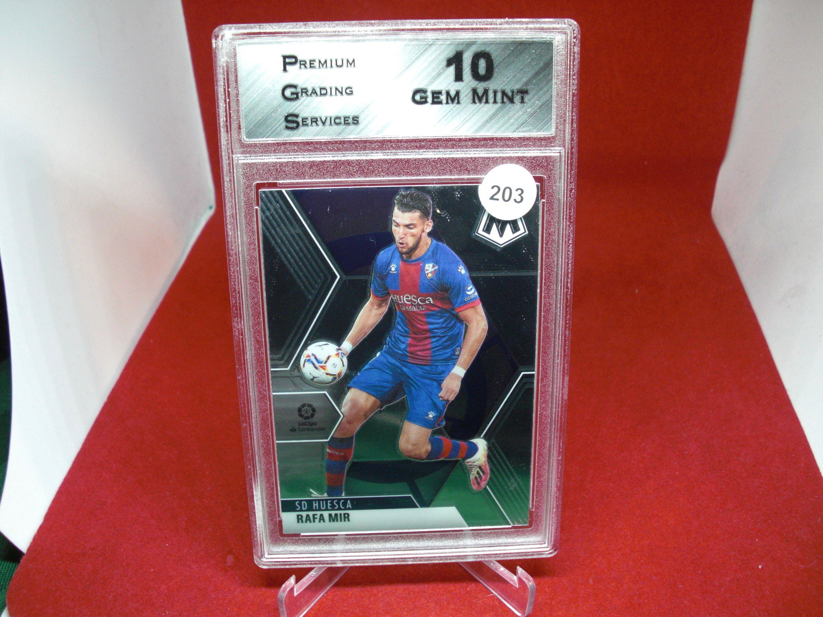 PGS Gem 10 Rafa mir mosaic soccer: graded card