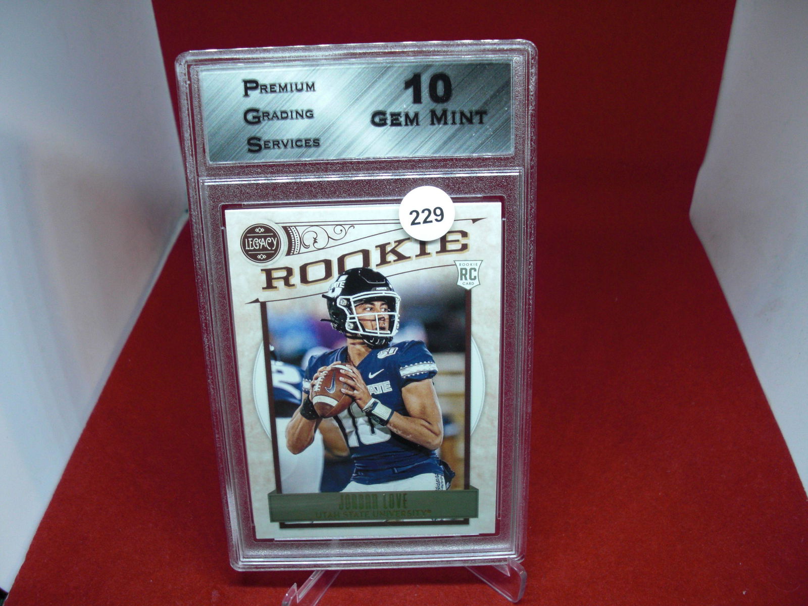 PGS Gem 10 Jordan love rookie card (1 of 1)