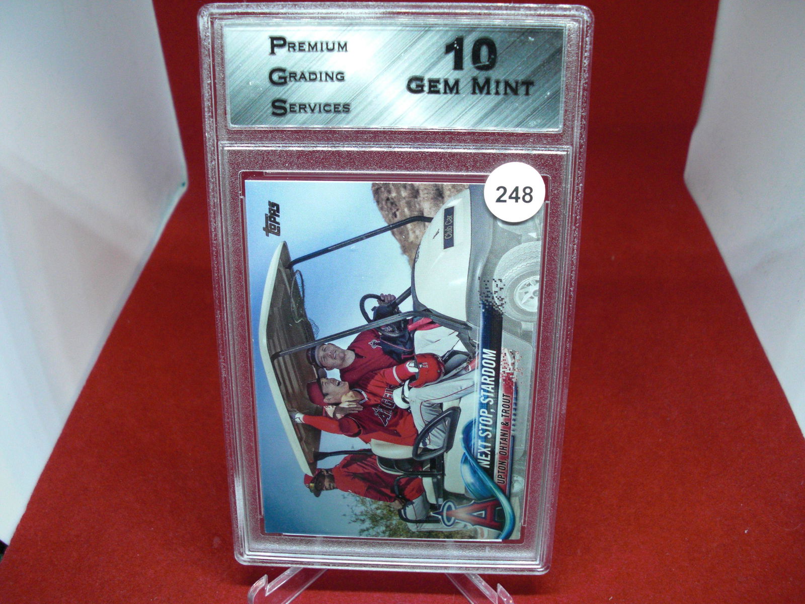 PGS Gem 10 shohei ohtani rookie team card (1 of 1)