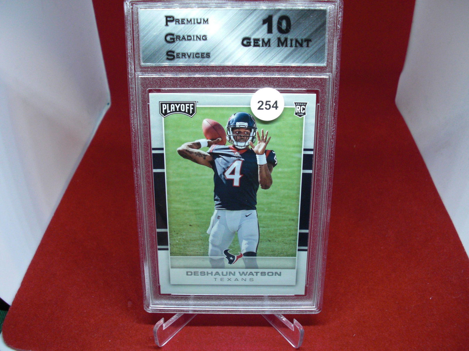 PGS Gem 10 Deshaun Watson rookie card (1 of 1)