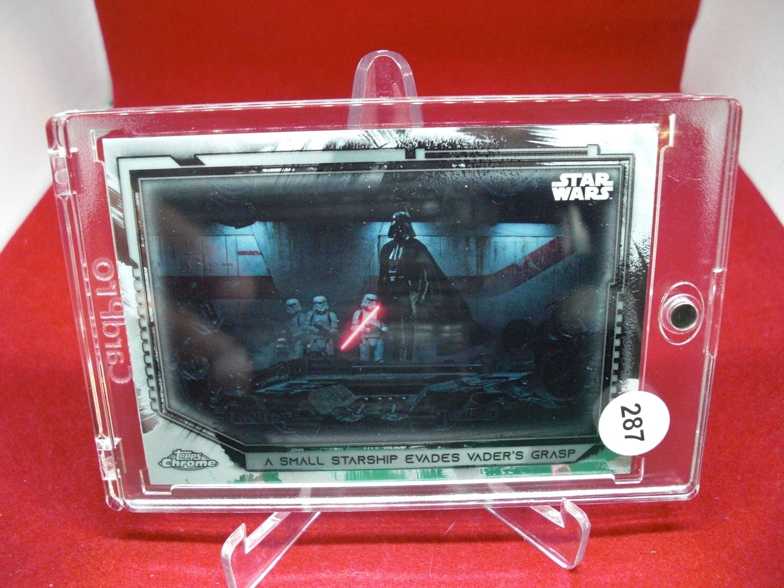 Topps Chrome Star Wars card Darth Vader (1 of 1)