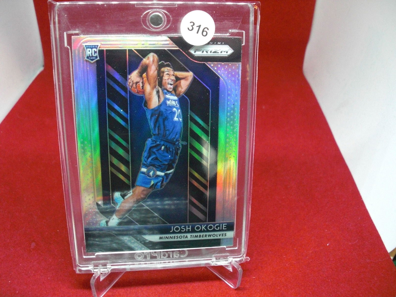 Josh okogie silver prism rookie (1 of 1)