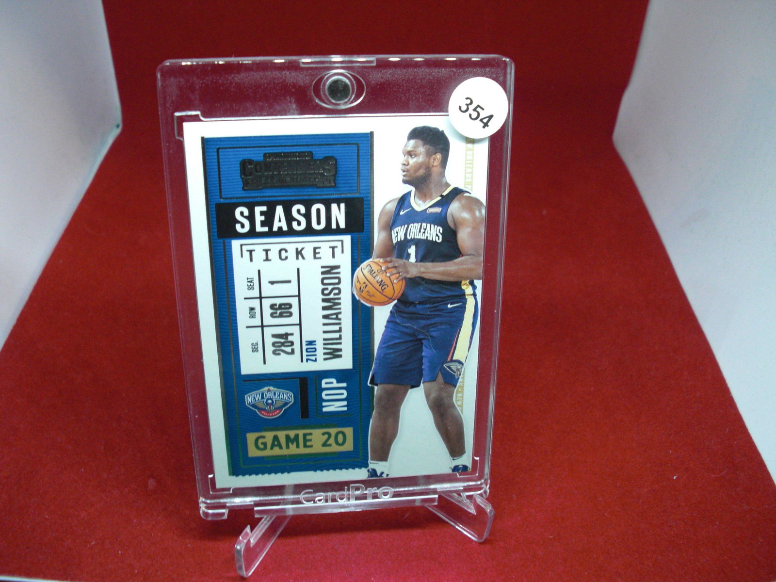 Zion  Williamson season ticket (1 of 1)
