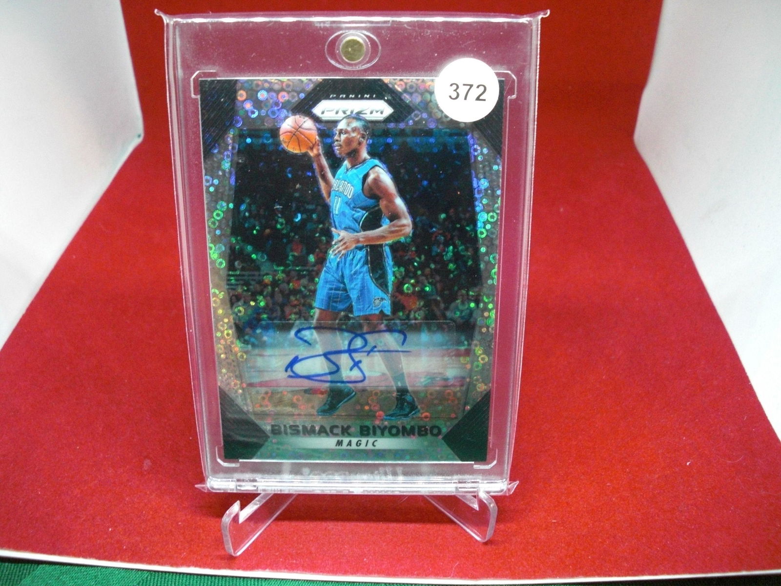Bismack biyombo Fast break prism auto (1 of 1)