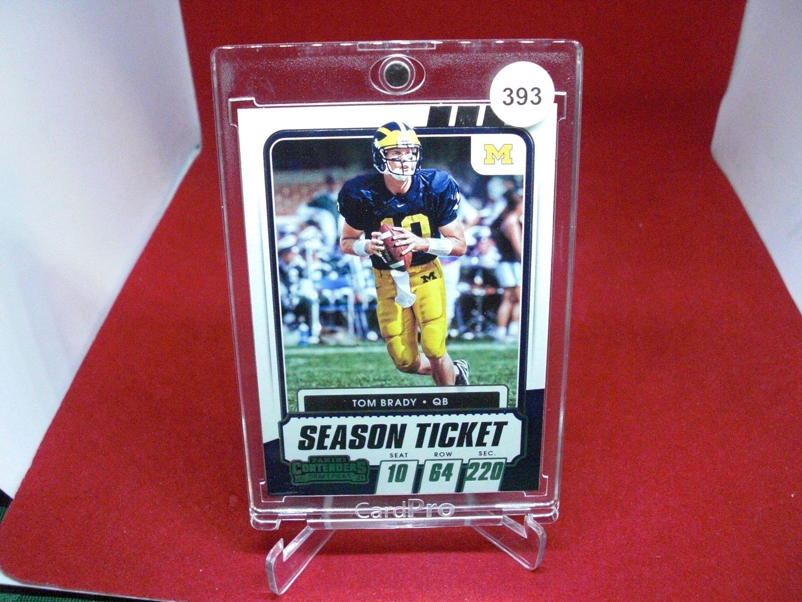 Tom Brady season ticket (1 of 1)