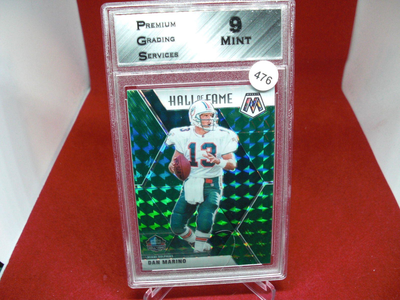 PGS 9 Dan Marino green mosaic (1 of 1)