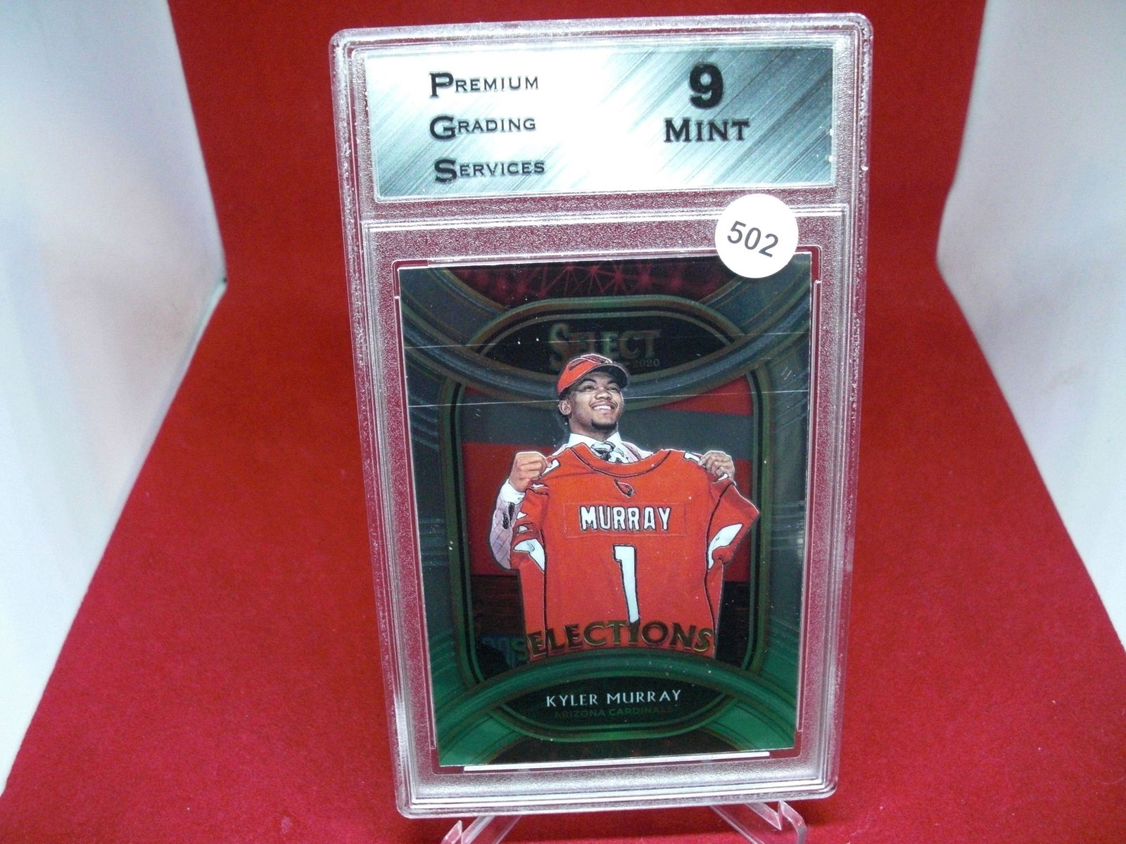 PGS graded 9 Kyler Murray insert card (1 of 1)