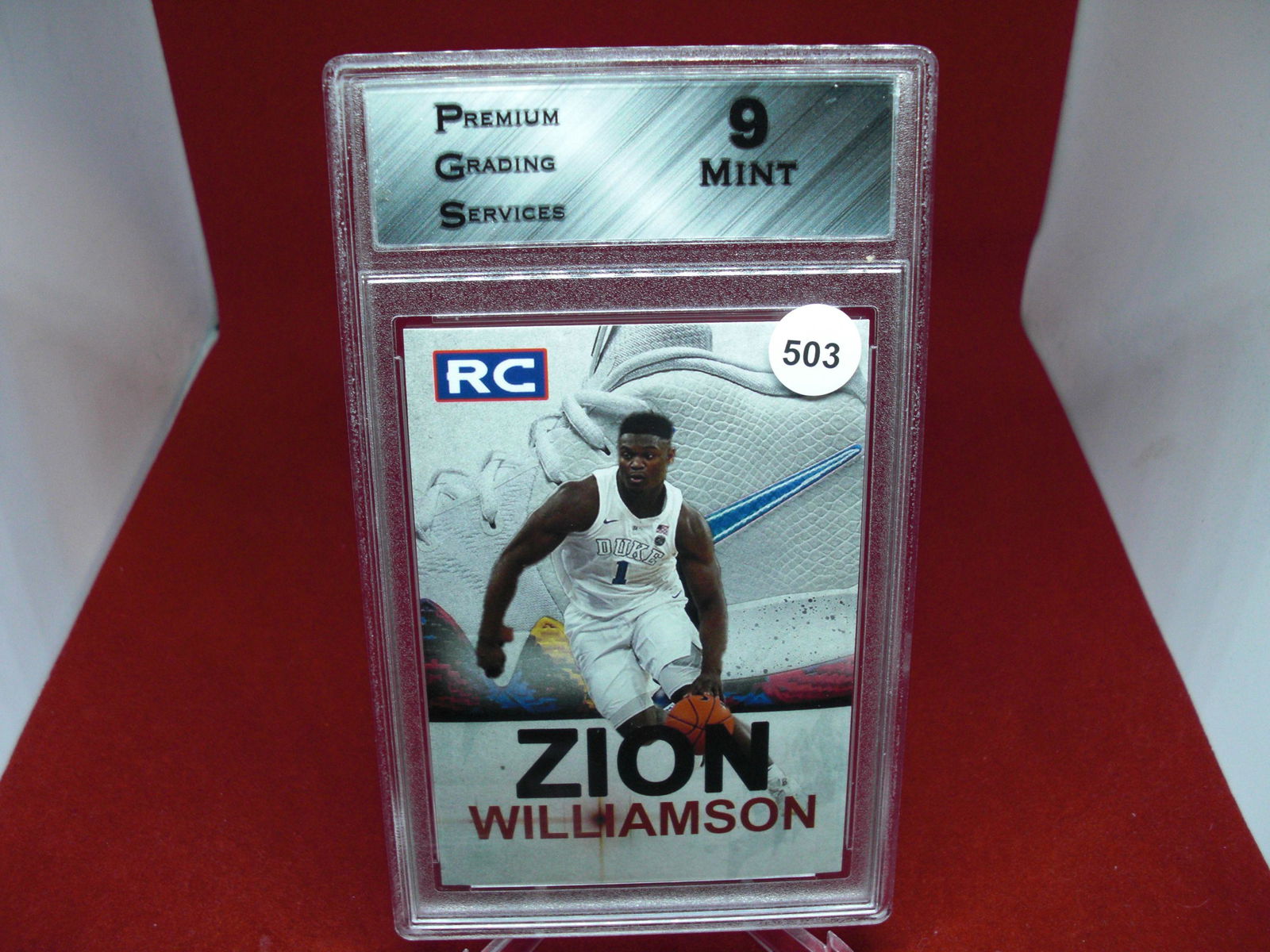 PGS graded 9 Zion Williamson rookie card (1 of 1)