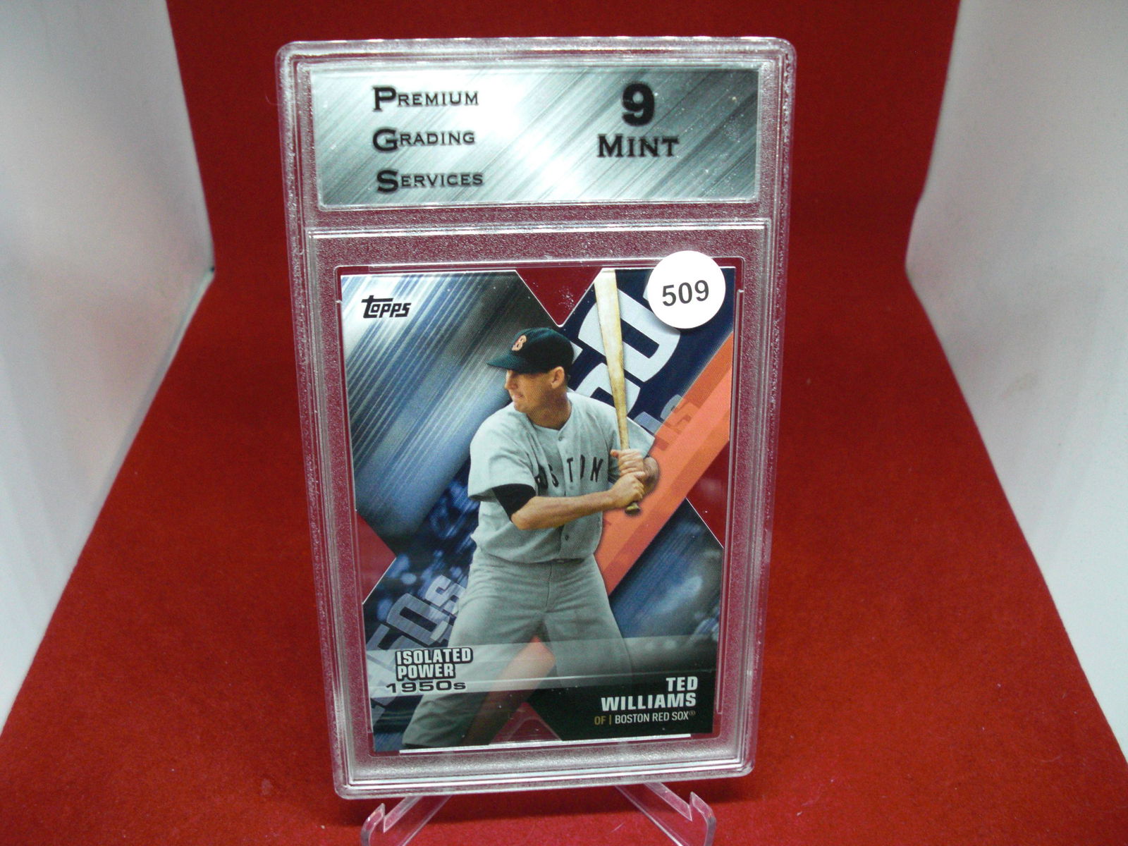 PGS graded 9 Ted Williams Topps diecut (1 of 1)