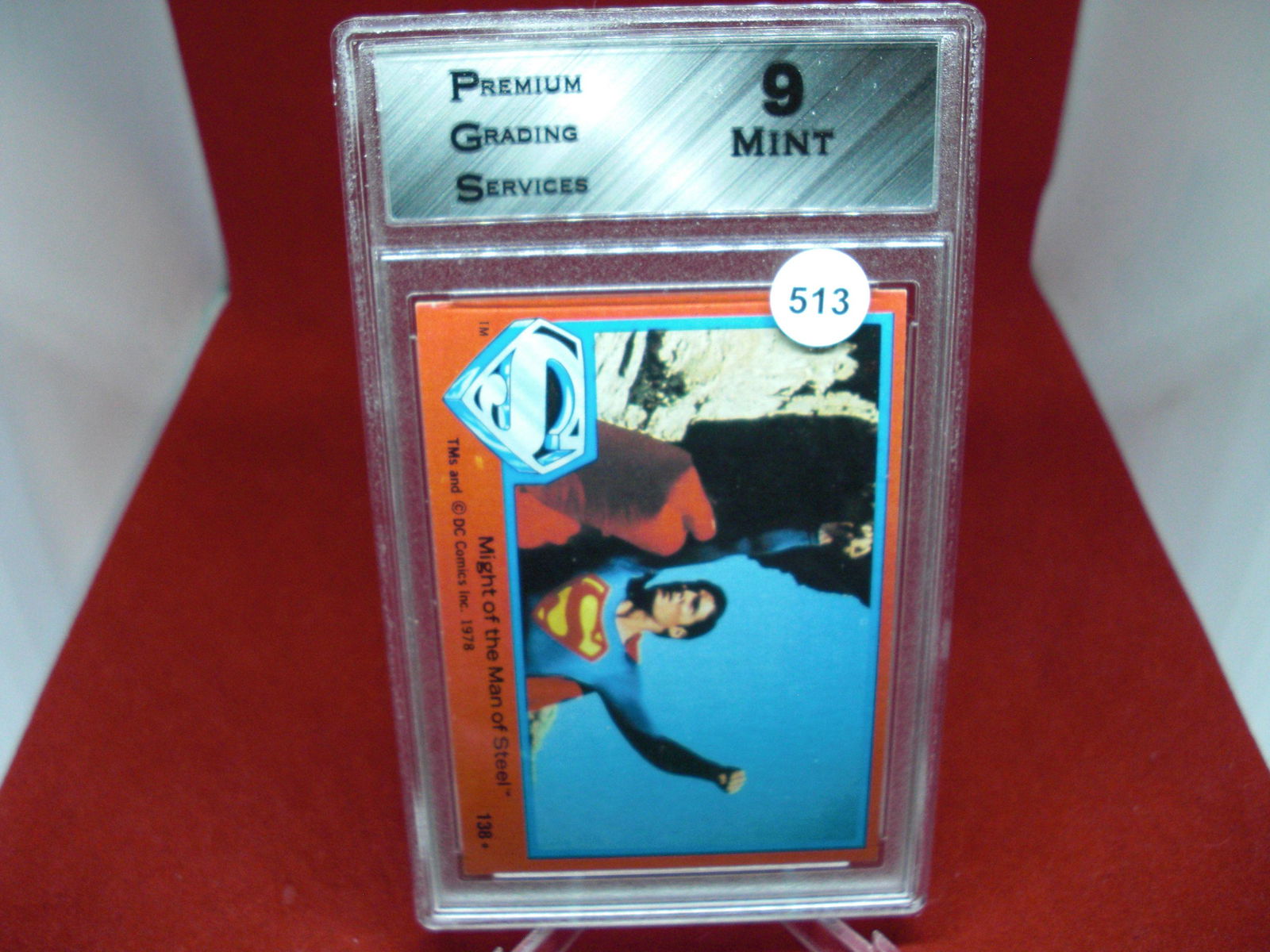 PGS 9 1978 Superman card (1 of 1)