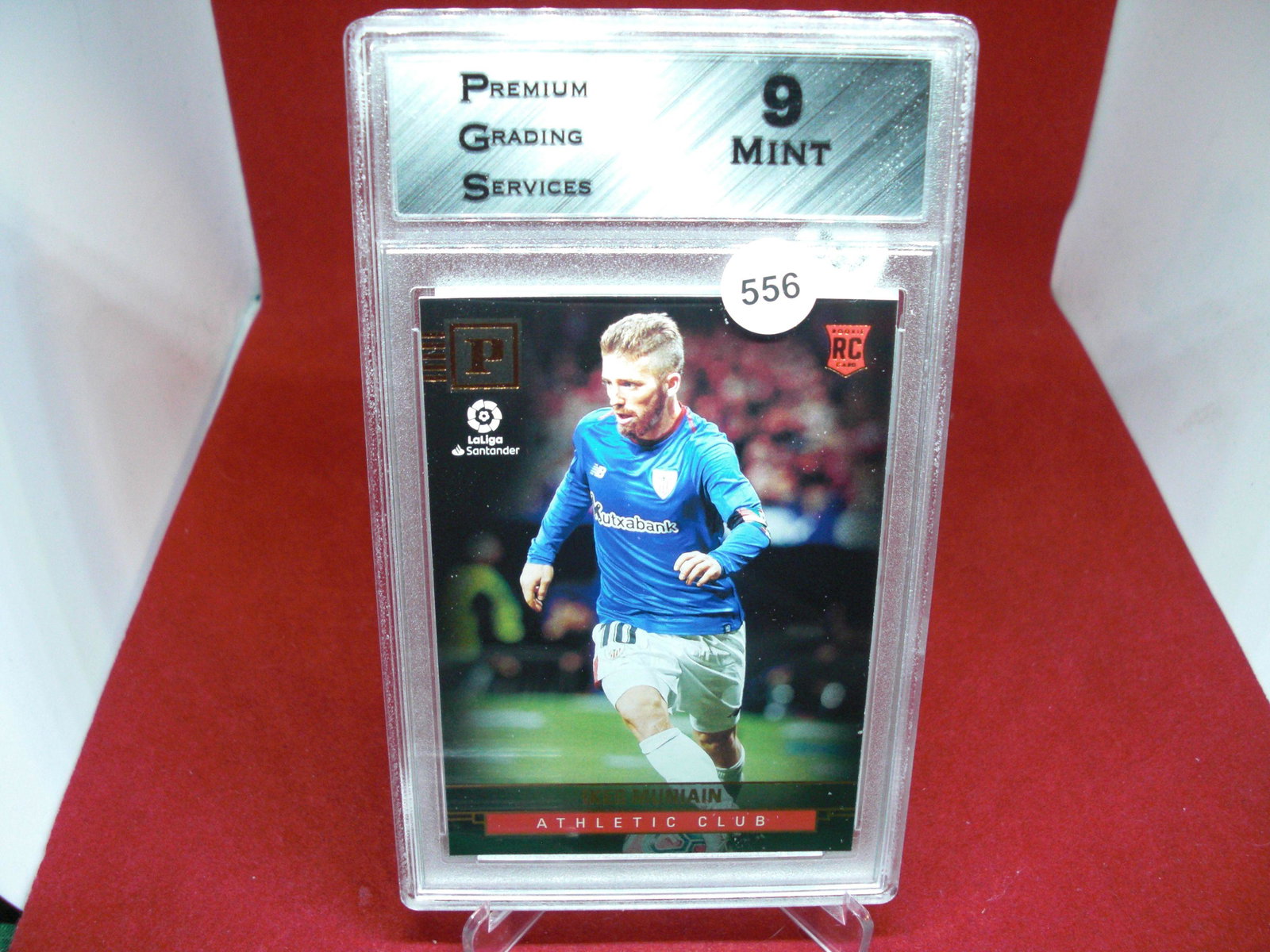 PGS 9 iker muniain rookie soccer card: graded card