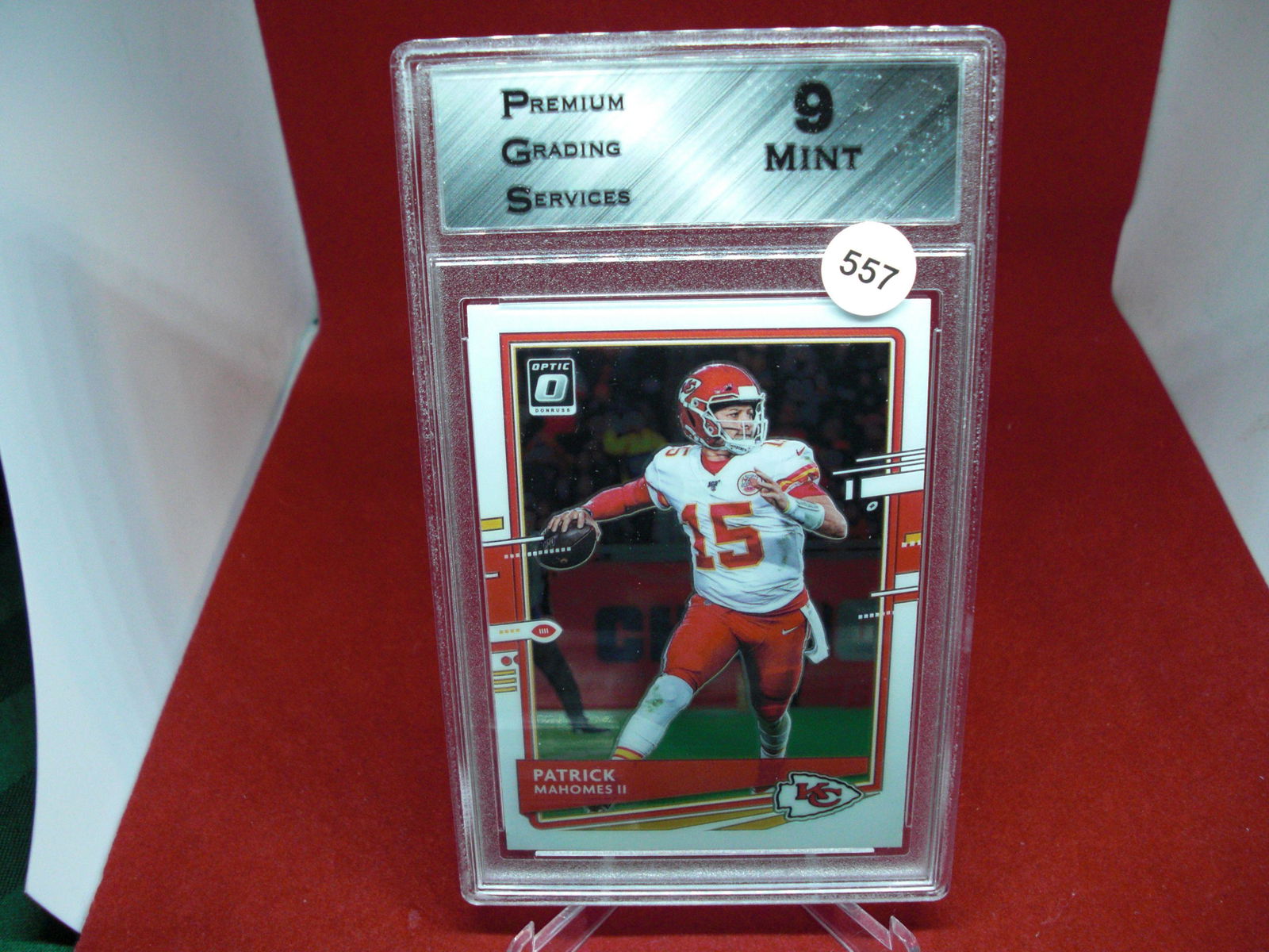 PGS 9 Patrick mahomes donruss optic (1 of 1)