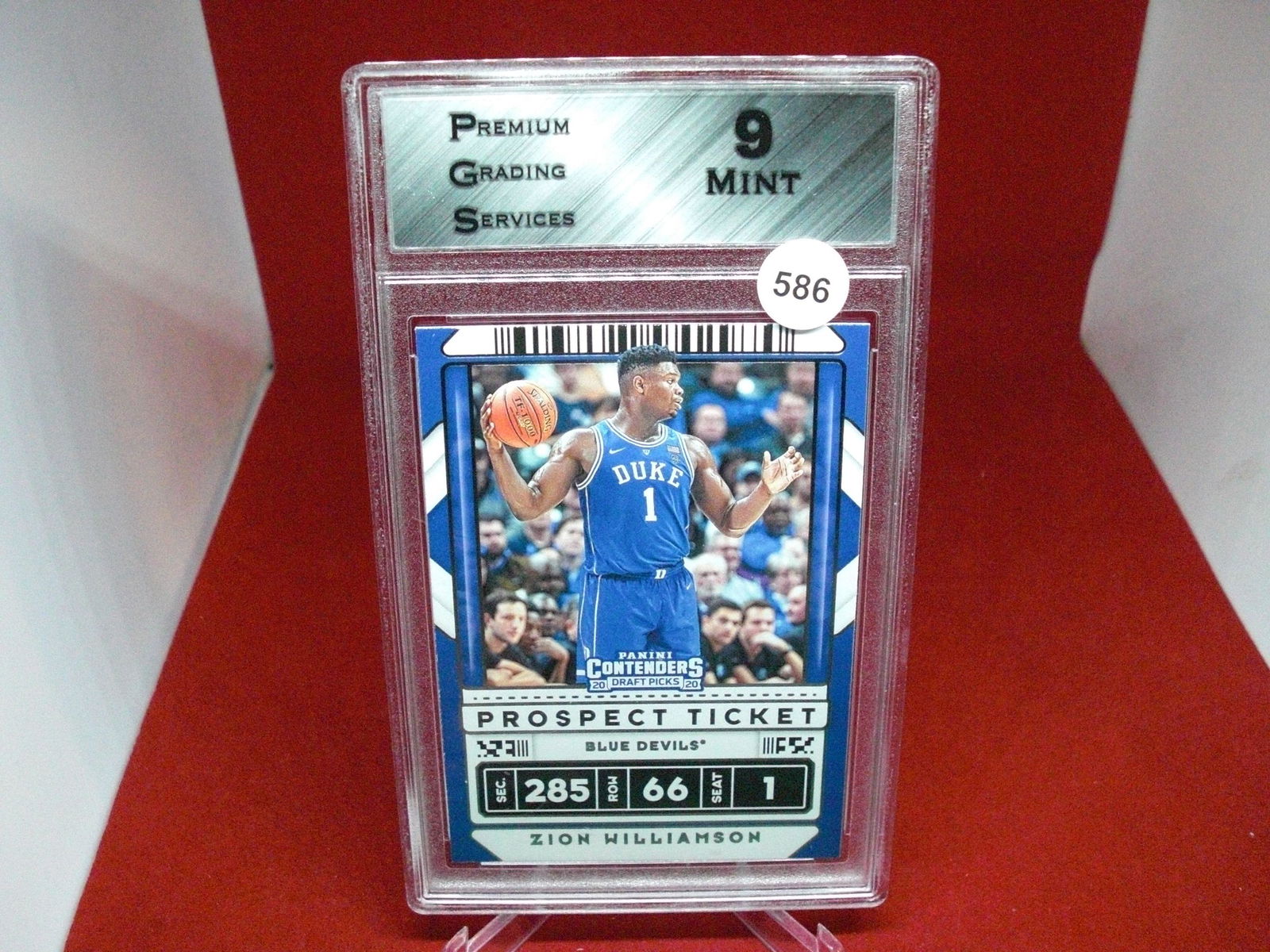 PGS 9 Zion Williamson prospect ticket (1 of 1)