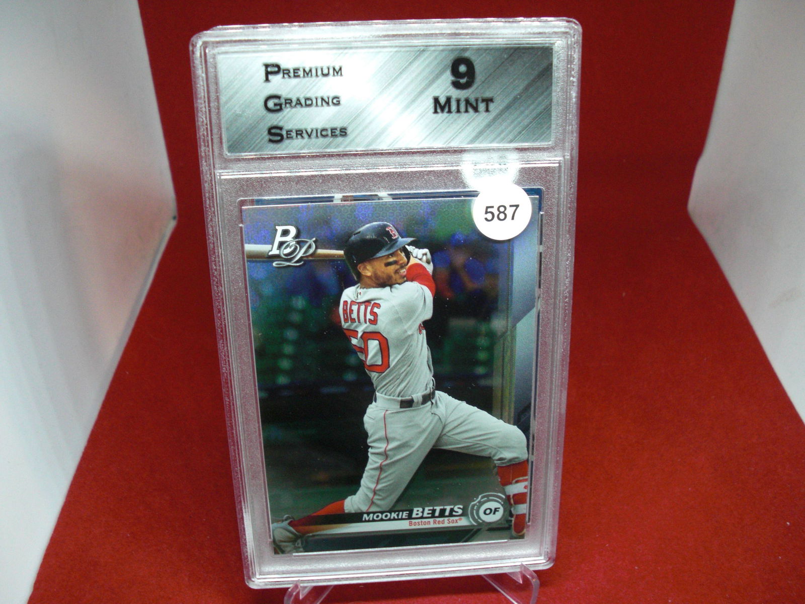 PGS 9 Mookie Betts Bowman platinum (1 of 1)