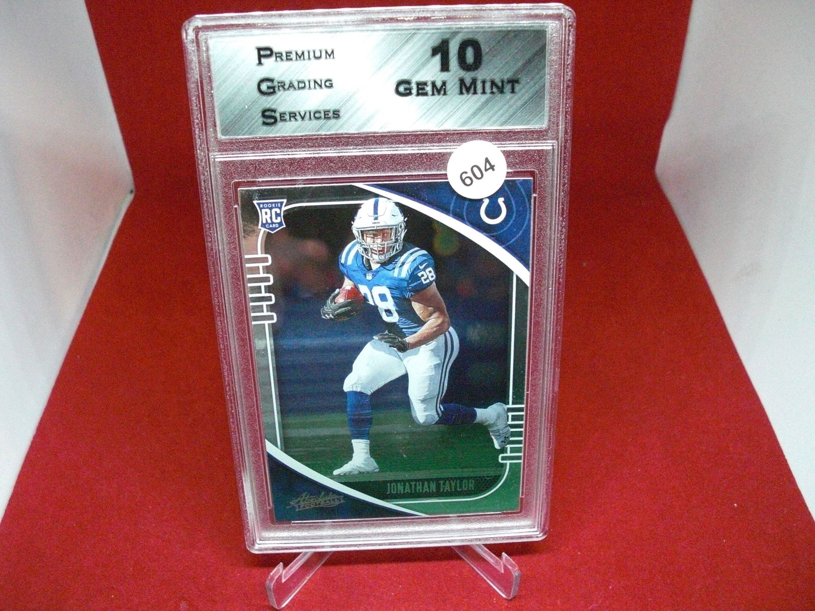 PGS gem 10 Jonathan Taylor rookie card (1 of 1)