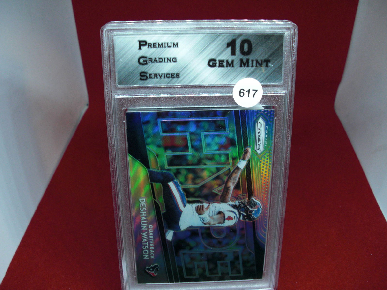 PGS gem 10 deshaun watson silver prizm hype (1 of 1)