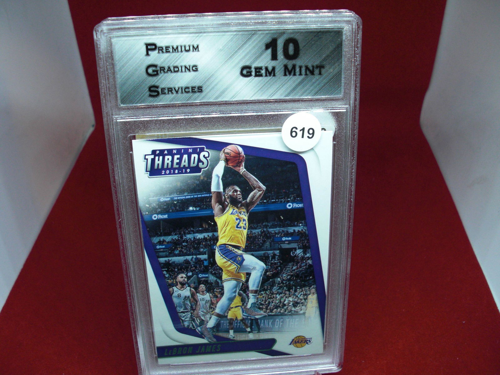 PGS gem 10 lebron james panini threads (1 of 1)