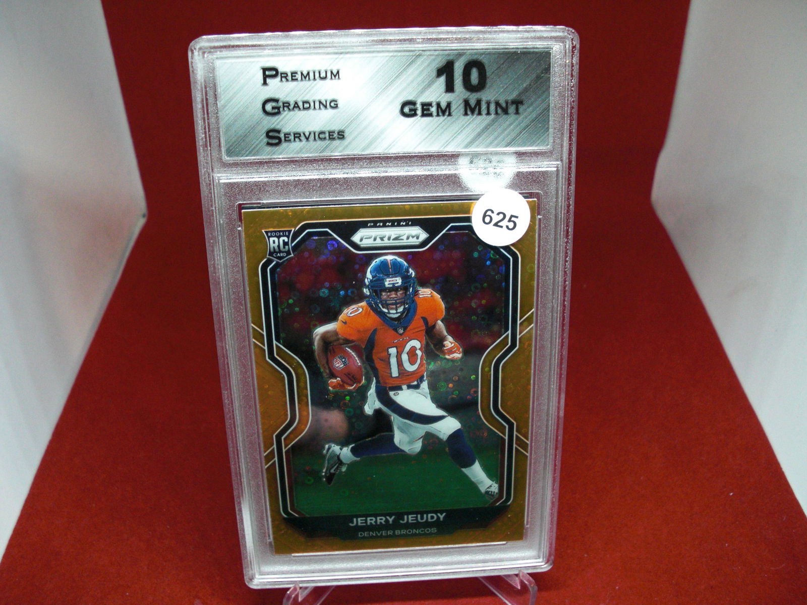PGS gem 10 jerry jeudy rookie orange disco (1 of 1)