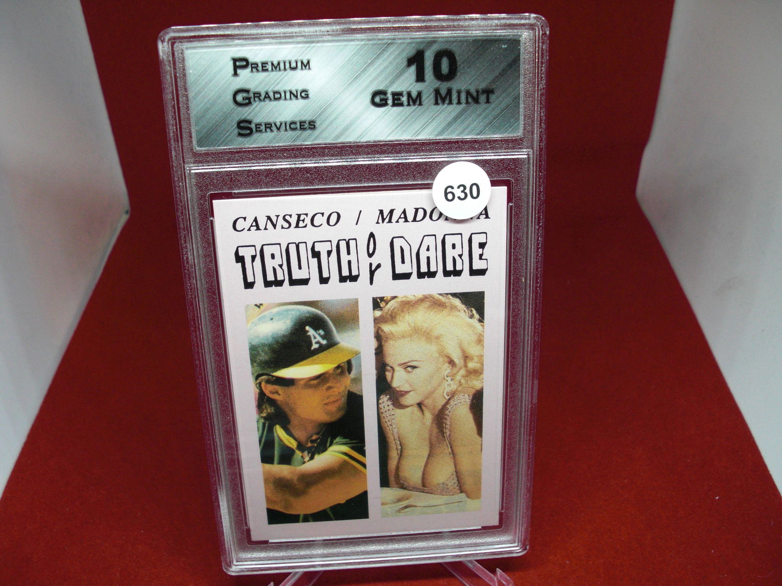 PGS gem 10 jose canseco madonna card (1 of 1)