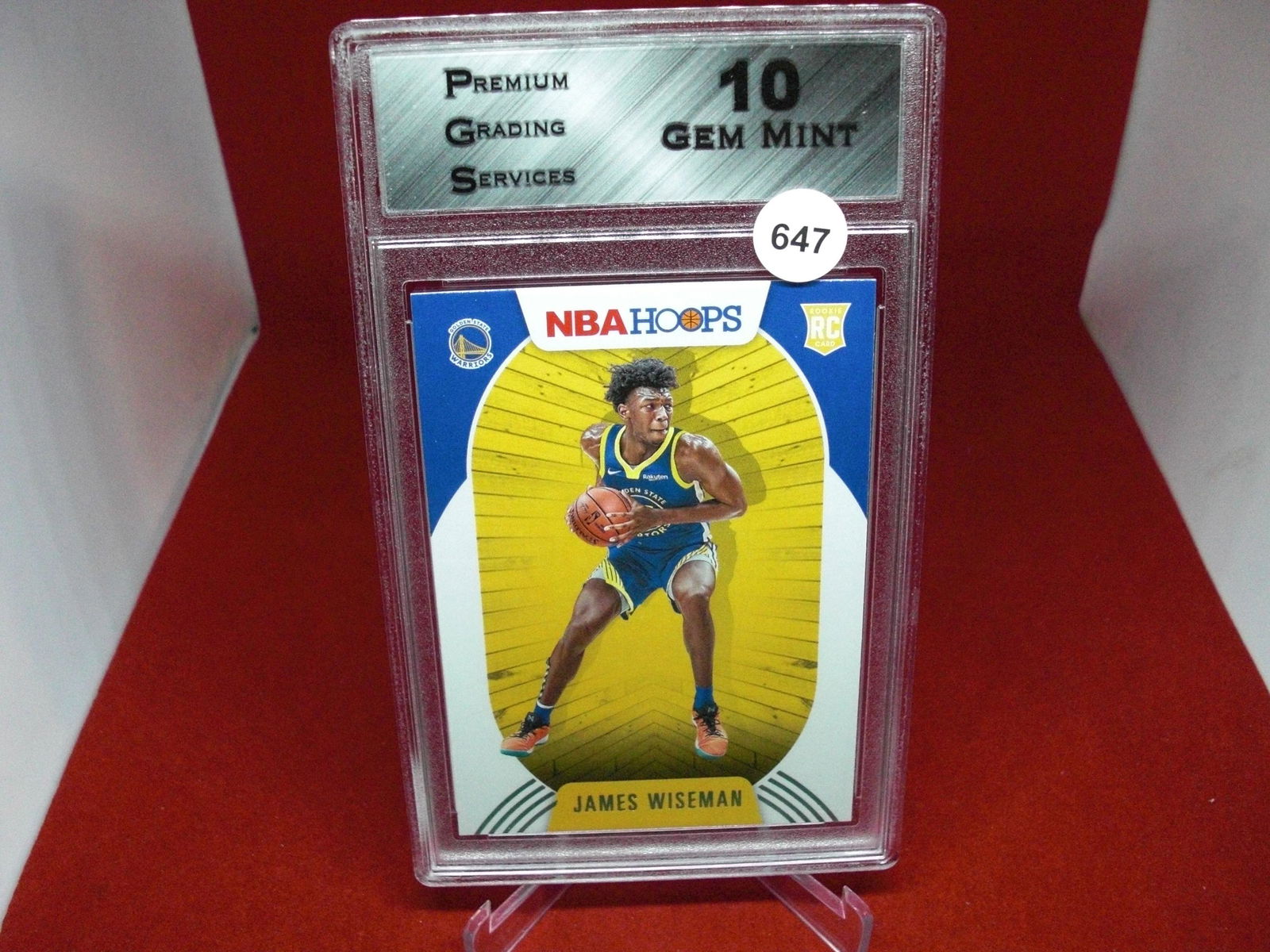 PGS gem 10 James Wiseman rookie card (1 of 1)