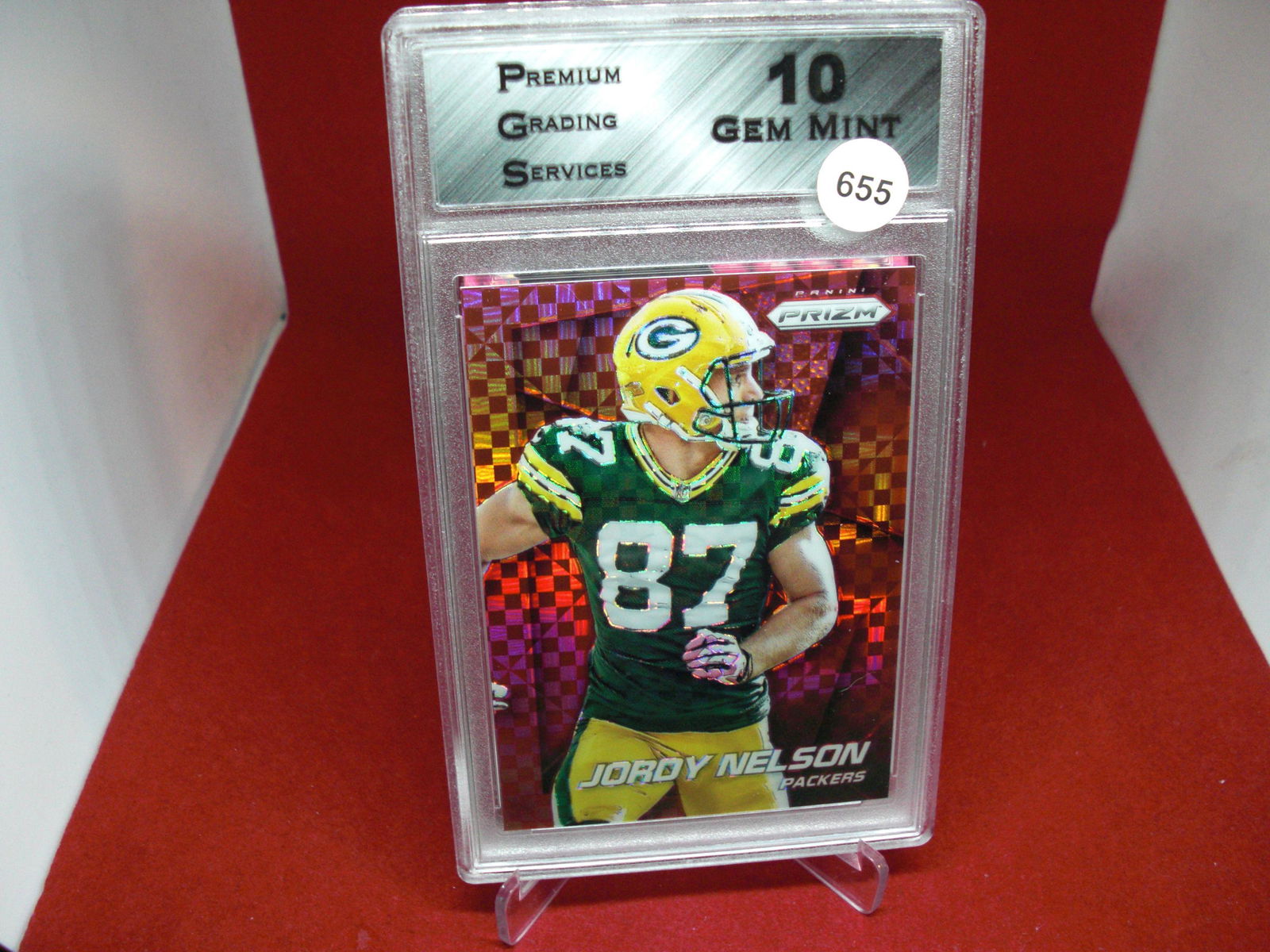 PGS gem 10 Jordy Nelson red prism 109/125 (1 of 1)